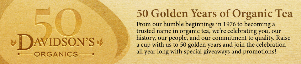 50 Golden Years of Organic Tea