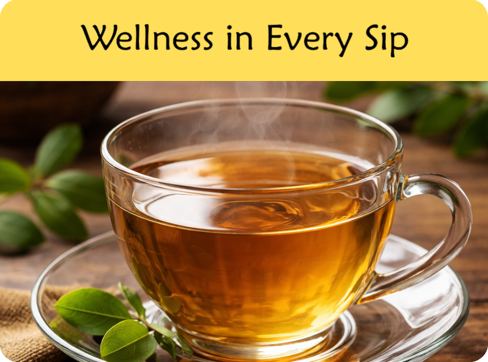 A cup of Yaupon tea; opens to article on Yaupon Wellness in Every Sip.