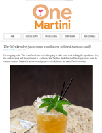 Davidson's Organics featured in One Martini June 2014 edition