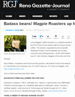 Davidson's Organics featured in Reno Gazette Journal October 2014 edition