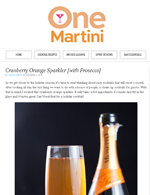 Davidson's Organics featured in One Martini November 2014 edition