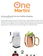 Davidson's Organics featured in One Martini December 2014 edition