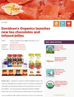 Davidson's Organics featured in Specialty Food January 2017 edition