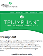 Davidson's is recognized by Girl Scouts of Sierra Nevada Triumphant Awards 2017