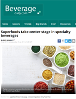 Davidson's Organics featured in Beverage Daily January 2019 edition