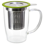 Glass Tall Tea Mug w/ Infuser